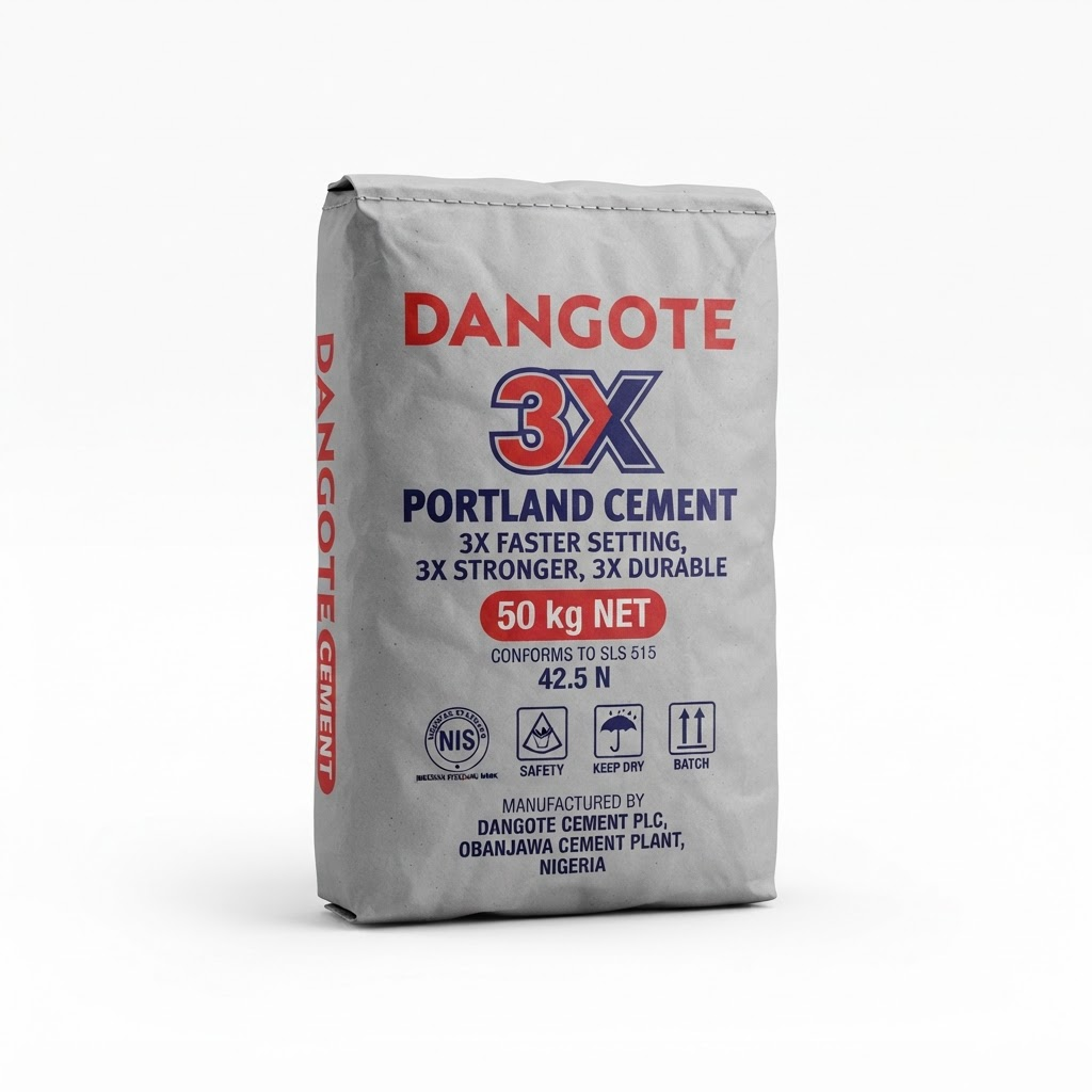 Dangote 3X Portland Cement, 50kg Bag